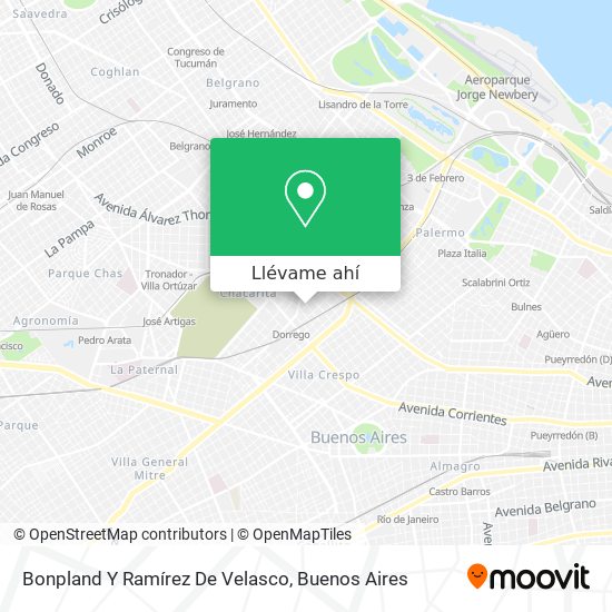 Mapa de Bonpland Y Ramírez De Velasco