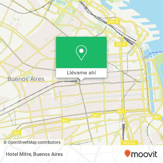 Mapa de Hotel Mitre