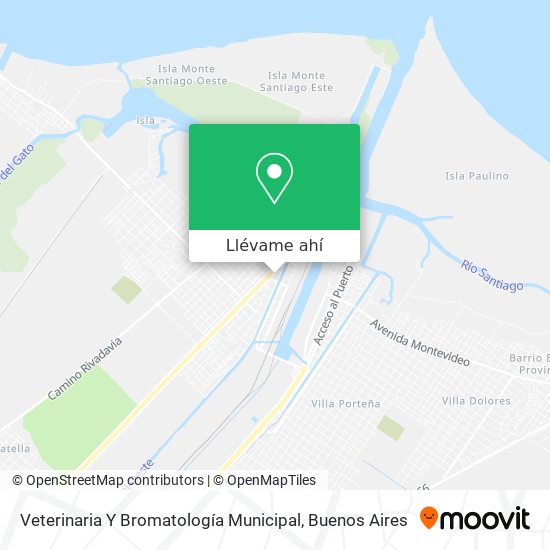 Mapa de Veterinaria Y Bromatología Municipal