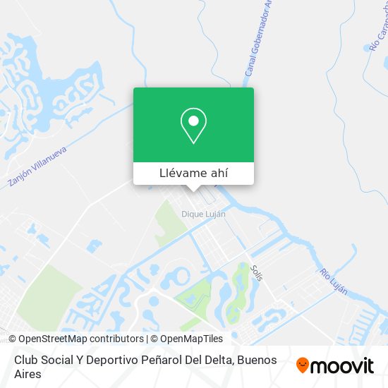Mapa de Club Social Y Deportivo Peñarol Del Delta