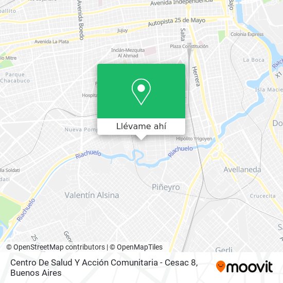 Mapa de Centro De Salud Y Acción Comunitaria - Cesac 8