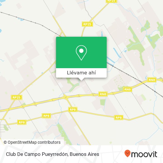 Mapa de Club De Campo Pueyrredón