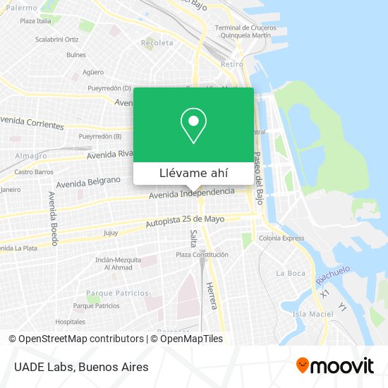 Mapa de UADE Labs