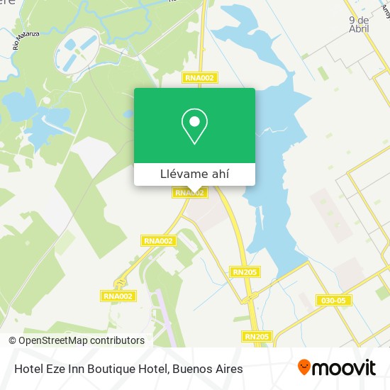 Mapa de Hotel Eze Inn Boutique Hotel