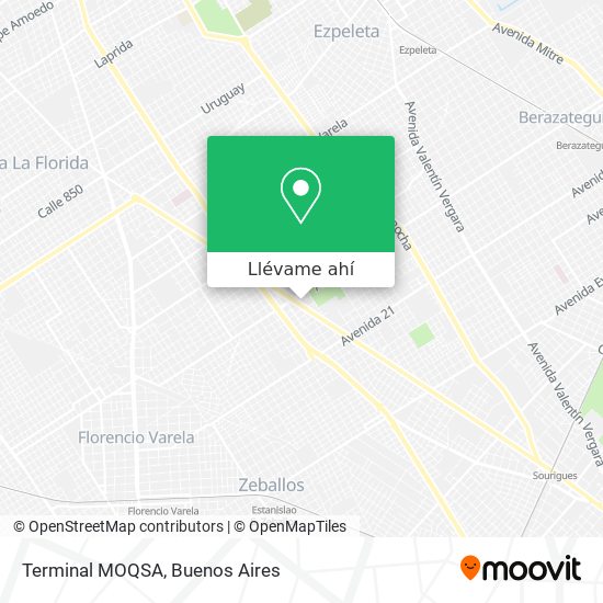 Mapa de Terminal MOQSA