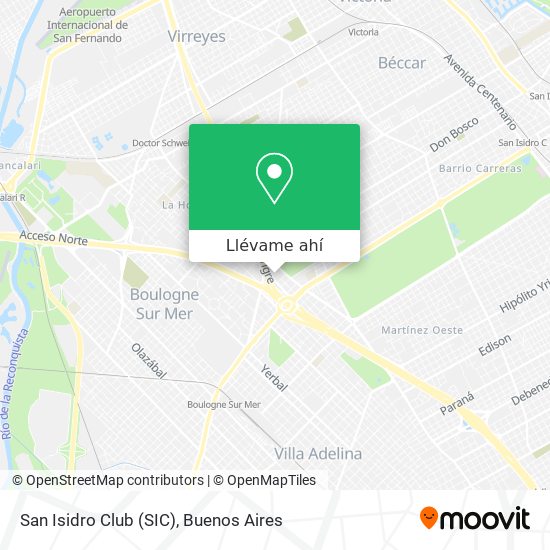 Mapa de San Isidro Club (SIC)