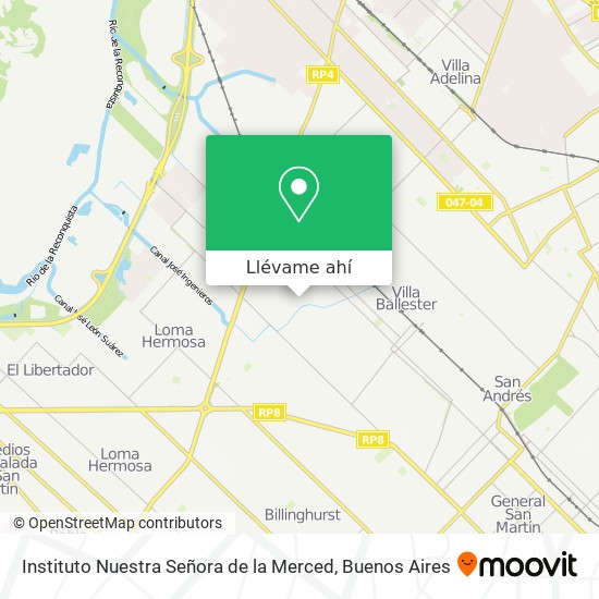 Mapa de Instituto Nuestra Señora de la Merced