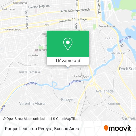 Mapa de Parque Leonardo Pereyra