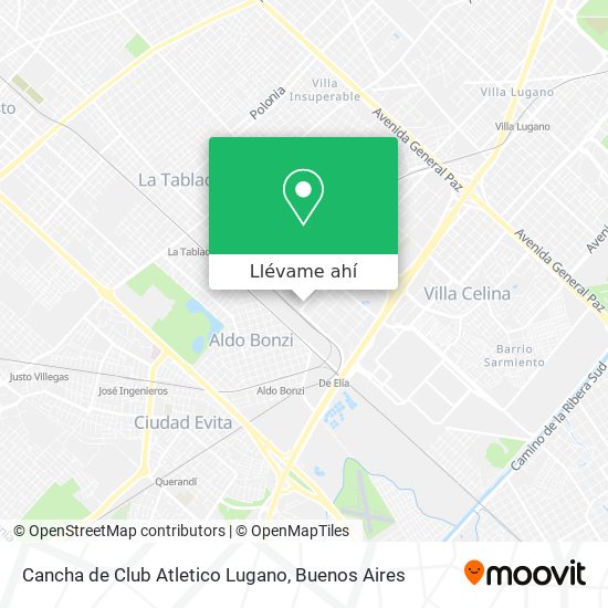 Mapa de Cancha de Club Atletico Lugano