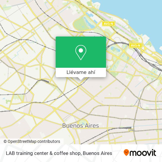 Mapa de LAB training center & coffee shop