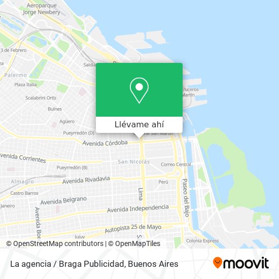 Mapa de La agencia / Braga Publicidad