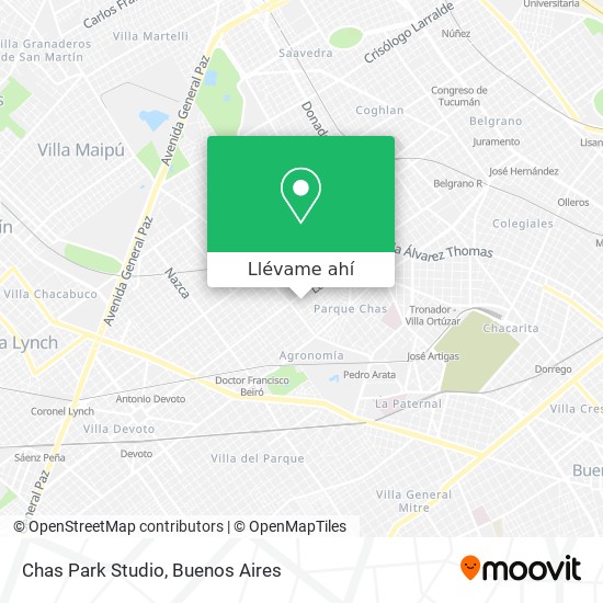 Mapa de Chas Park Studio