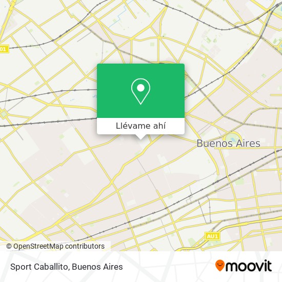 Mapa de Sport Caballito