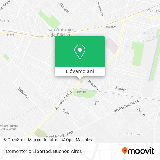 Mapa de Cementerio Libertad