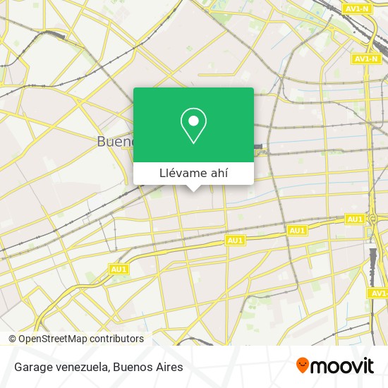 Mapa de Garage venezuela