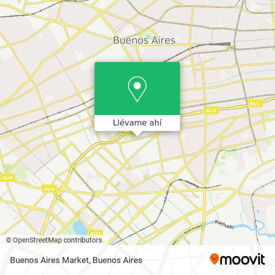Mapa de Buenos Aires Market