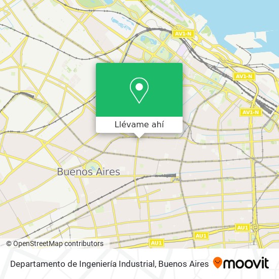 Mapa de Departamento de Ingeniería Industrial