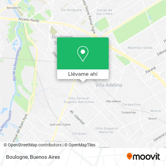 Mapa de Boulogne