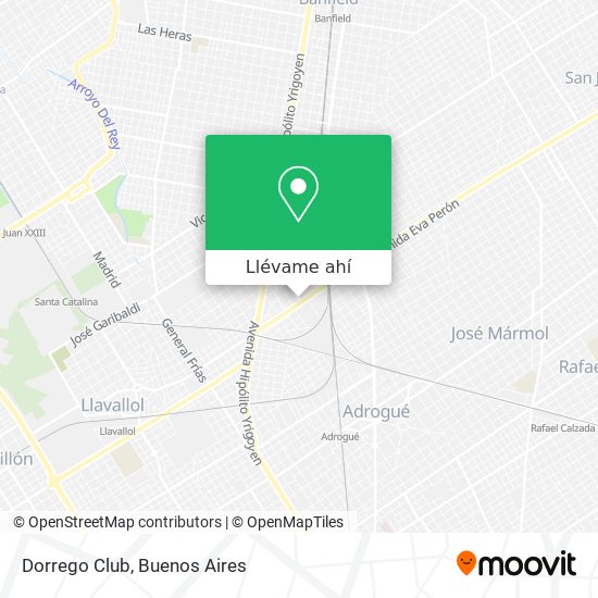 Mapa de Dorrego Club