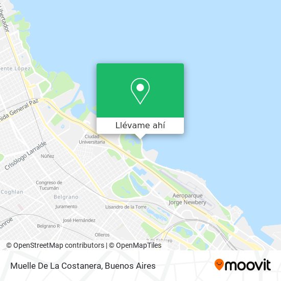 Mapa de Muelle De La Costanera