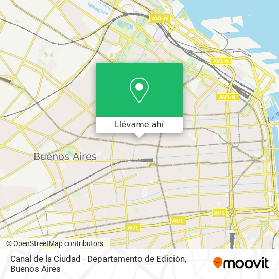 Mapa de Canal de la Ciudad - Departamento de Edición