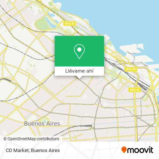 Mapa de CD Market