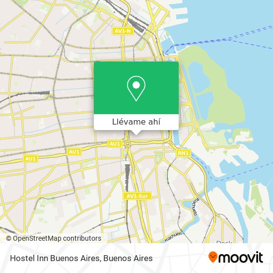 Mapa de Hostel Inn Buenos Aires