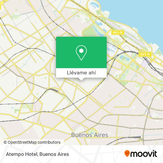 Mapa de Atempo Hotel