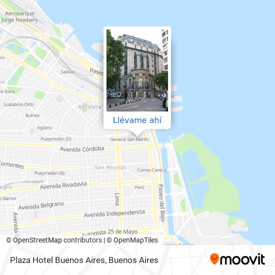Mapa de Plaza Hotel Buenos Aires