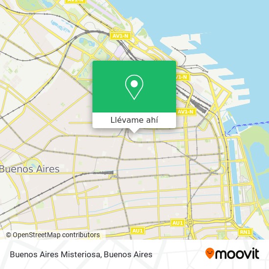 Mapa de Buenos Aires Misteriosa