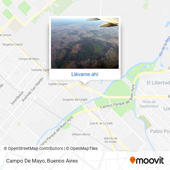 Mapa de Campo De Mayo