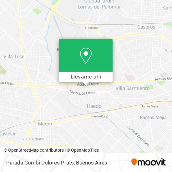 Mapa de Parada Combi Dolores Prats