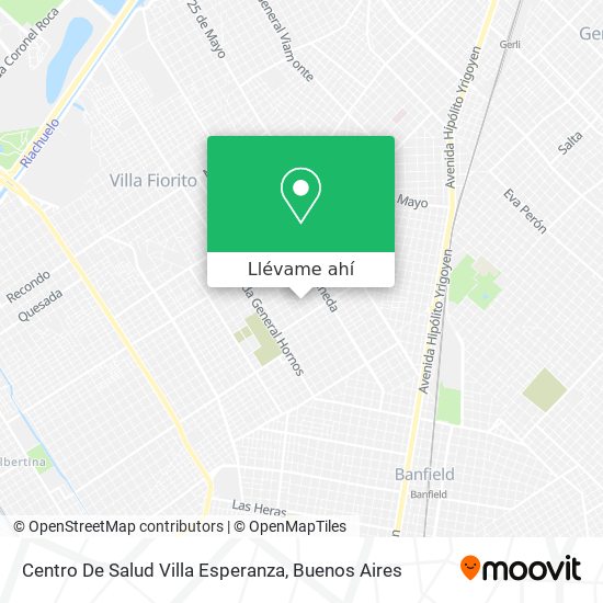 Mapa de Centro De Salud Villa Esperanza