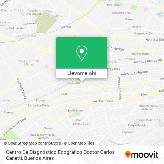 Mapa de Centro De Diagnóstico Ecográfico Doctor Carlos Canetti