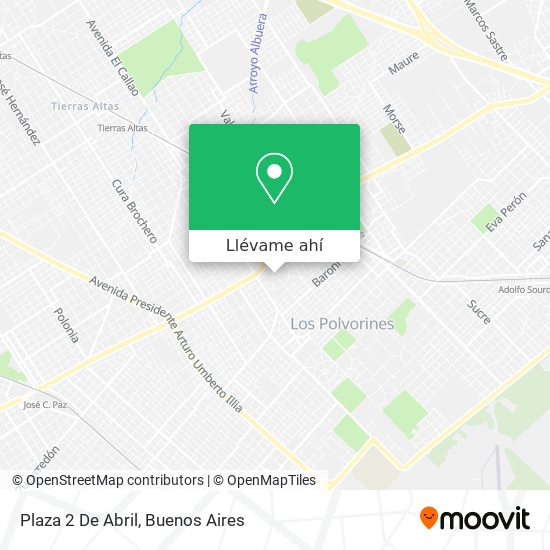 Mapa de Plaza 2 De Abril