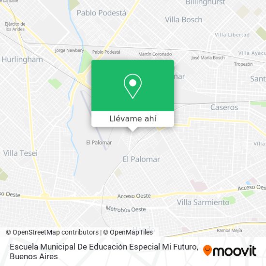 Mapa de Escuela Municipal De Educación Especial Mi Futuro