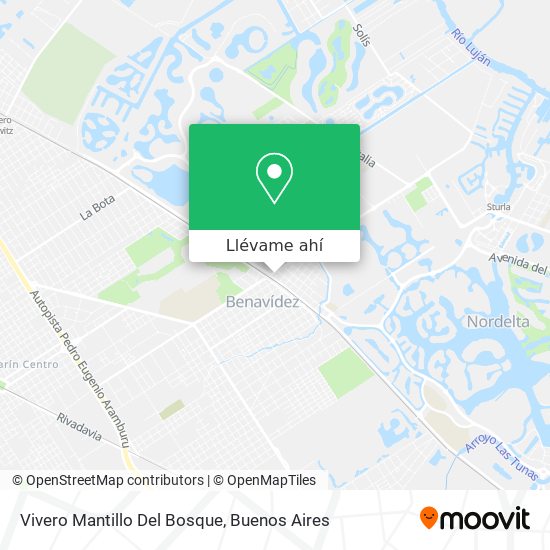Mapa de Vivero Mantillo Del Bosque