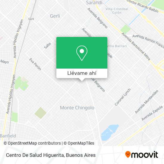 Mapa de Centro De Salud Higuerita