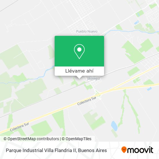 Mapa de Parque Industrial Villa Flandria II