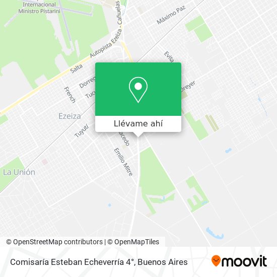 Mapa de Comisaría Esteban Echeverría 4°