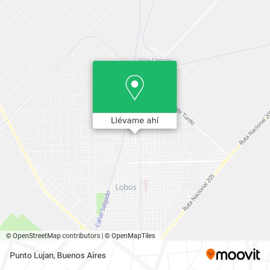 Mapa de Punto Lujan