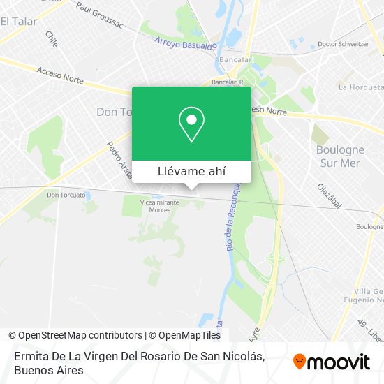 Mapa de Ermita De La Virgen Del Rosario De San Nicolás