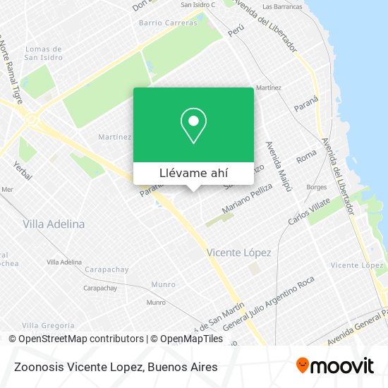 Mapa de Zoonosis Vicente Lopez