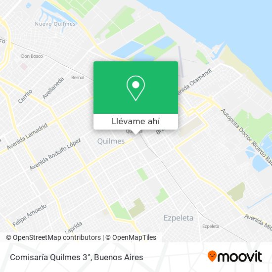 Mapa de Comisaría Quilmes 3°