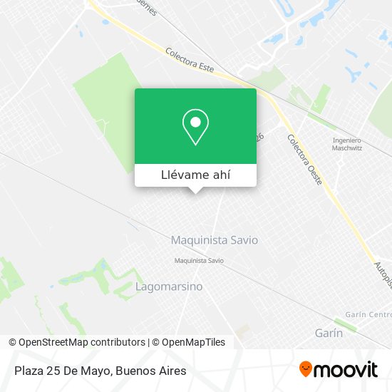 Mapa de Plaza 25 De Mayo