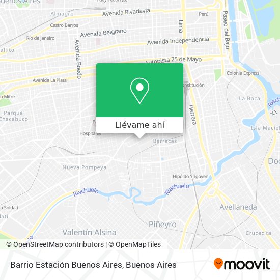 Mapa de Barrio Estación Buenos Aires