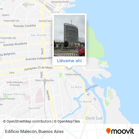 Mapa de Edificio Malecón