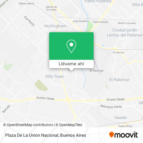 Mapa de Plaza De La Unión Nacional