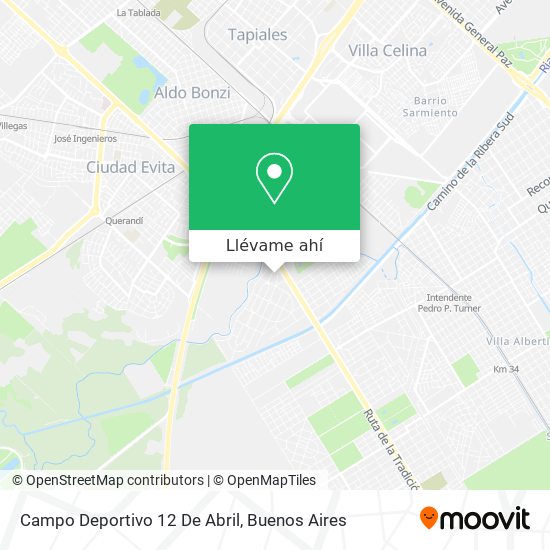 Mapa de Campo Deportivo 12 De Abril
