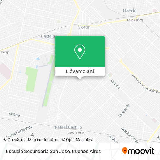 Mapa de Escuela Secundaria San José